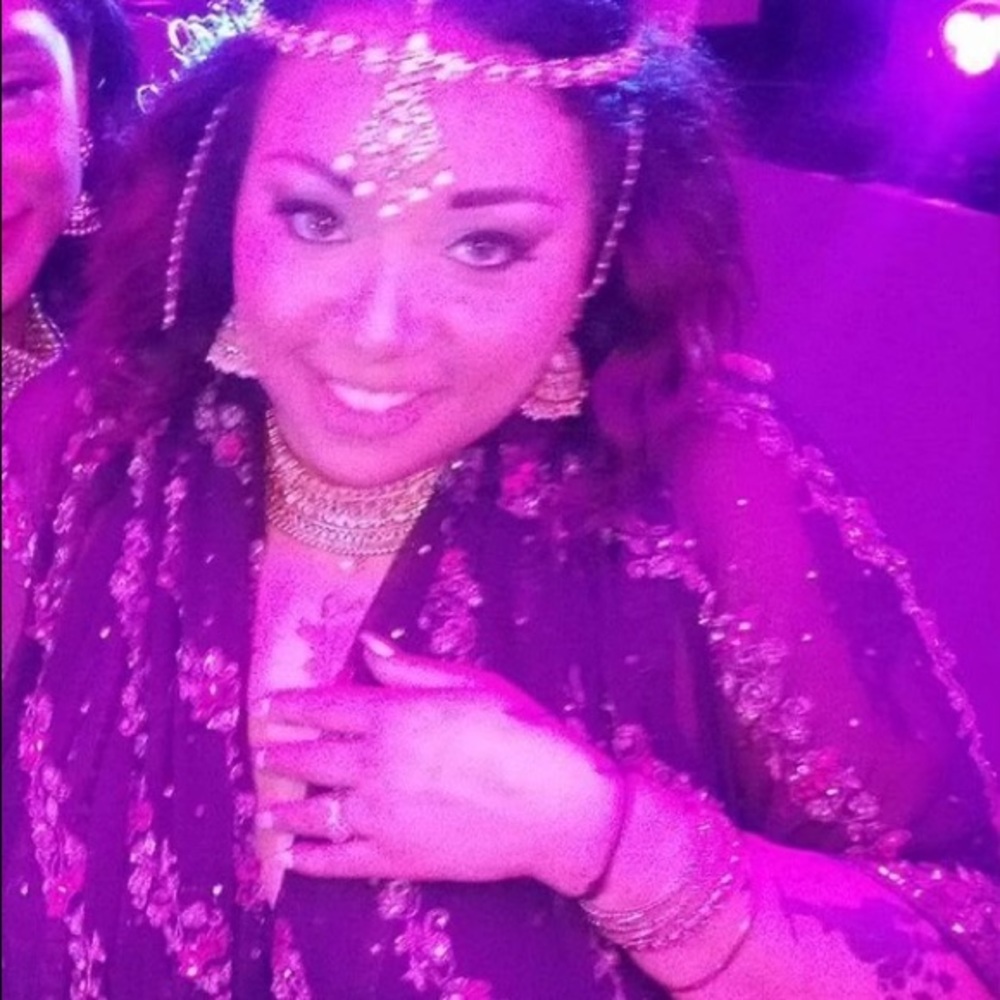 Gorgeous sheer beaded excellent quality shawl